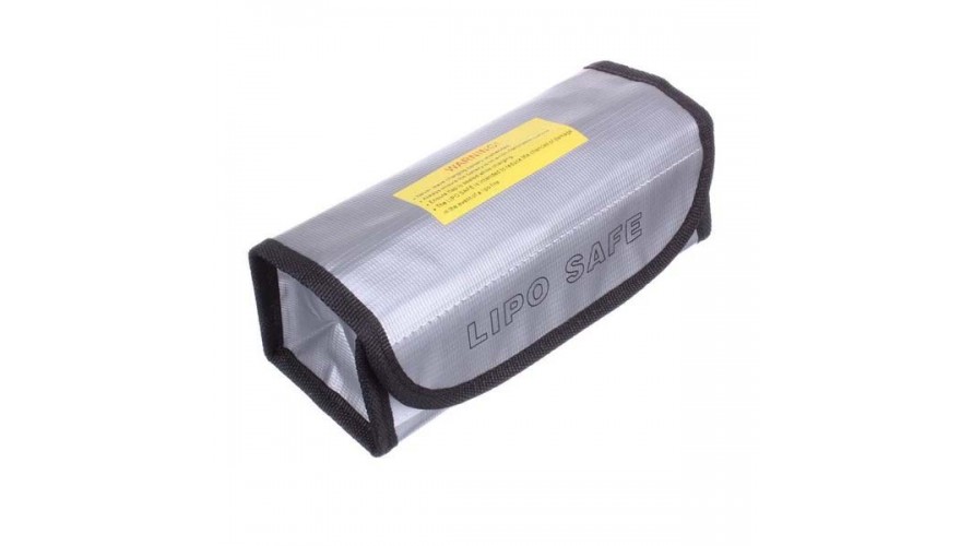 LiPo Battery Safe Bag Fireproof Explosion Proof 185x75x60mm DSELL-12653
