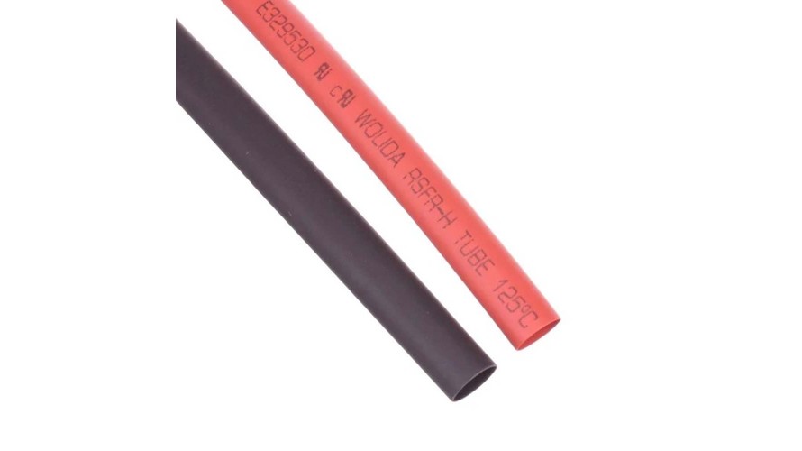 Shrink Tubing 6mm Red - Black ATS-9306 Shrink Tubing 6mm Red - Black ATS-9306