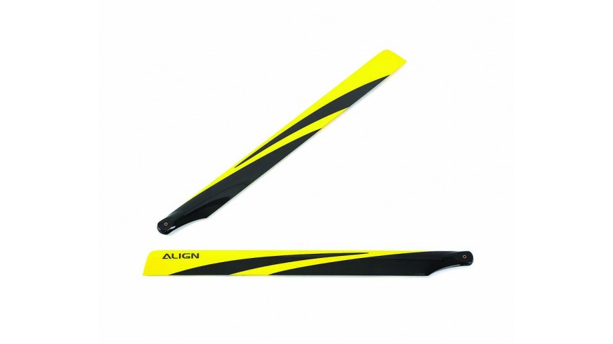 ALIGN T-REX 700N Carbon Fiber Blades - Yellow HD700C ALIGN T-REX 700N Carbon Fiber Blades - Yellow HD700C