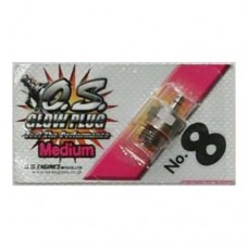 O.S. No.8 Short Body Standard Glow Plug - Medium
