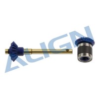 T-REX 700 TiN Torque Tube Rear Drive Gear Set M1.25 19T