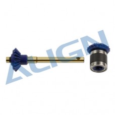 T-REX 700 TiN Torque Tube Rear Drive Gear Set M1.25 19T