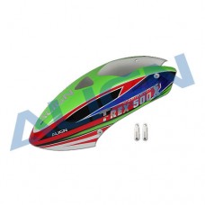 T-REX 500X Painted Canopy - Green