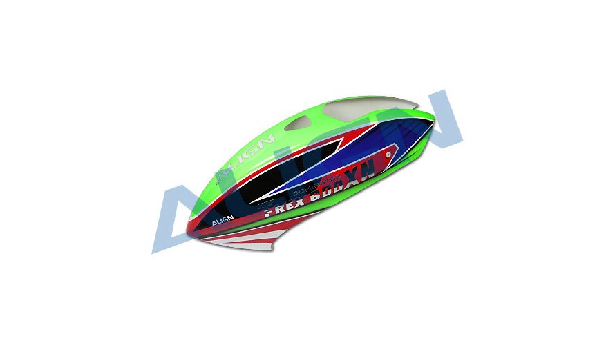 T-REX 600XN Painted Canopy Green HC6184 by Align T-REX 600XN Painted Canopy - Green HC6184