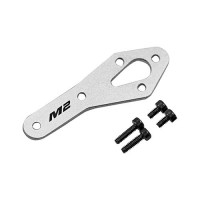 OMP Hobby M2 v2 Tail Motor Reinforcement Plate - Silver OMP Hobby M2 v2 Tail Motor Reinforcement Plate - Silver