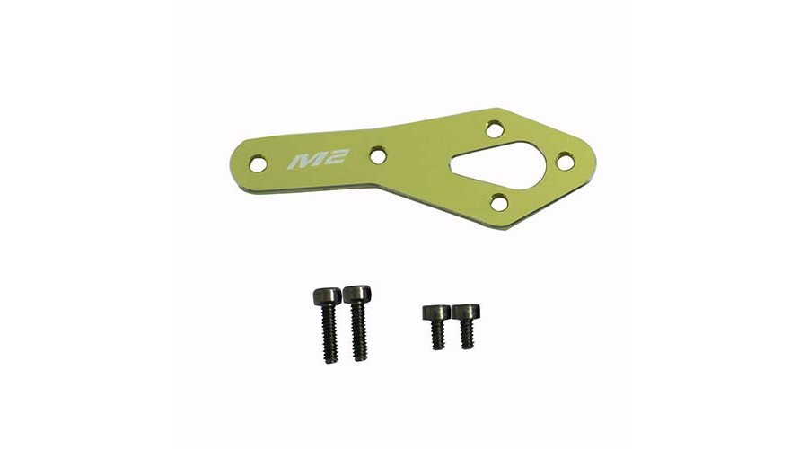 OMP Hobby M2 v2 Tail Motor Reinforcement Plate - Yellow OSHM2124 OMP Hobby M2 v2 Tail Motor Reinforcement Plate - Yellow OSHM2124
