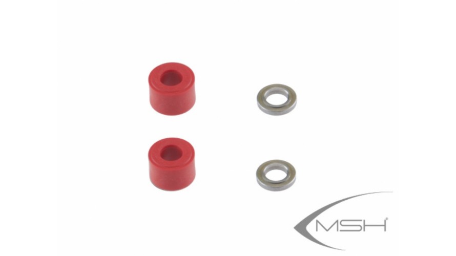 Protos Head Dampers 3D - Red MSH41225