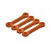 OXY3 CNC Boom Clamp Stiffener Orange SP-OXY3-121 by LYNX Heli Innovations