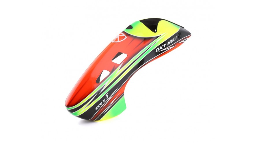 Nitroxy5 Canopy Scheme #11 Red - Black OSP-1485 by LYNX Heli Innovations