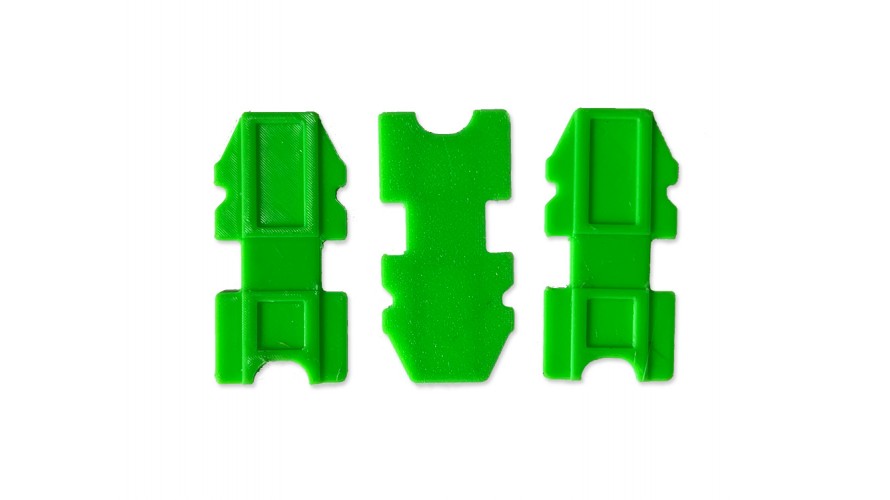 M2 Battery Mount Tray - Lime Green ATS2005 M2 Battery Mount Tray - Lime Green ATS2005