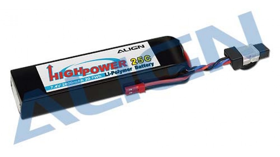 T-REX 2800mAh 25C 2S 7.4v Li-Po Battery by Align