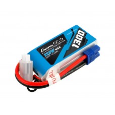 Gens Ace 1300mAh 45C 11.1V 3S1P Lipo Battery (EC3)