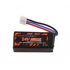 OMPHOBBY M1 50C 7.4V 2S 350mAh LiPo Battery for M1 Helicopter