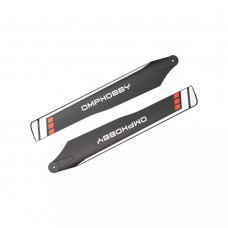 OMP Hobby M1 Main Blades Hard 125mm - Orange