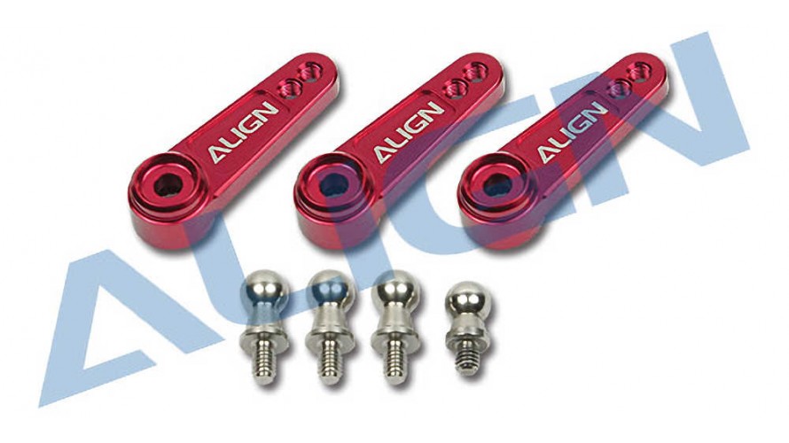 ALIGN T-REX D6FF Metal Servo Horn M2.5 (Red) HSP61015QR