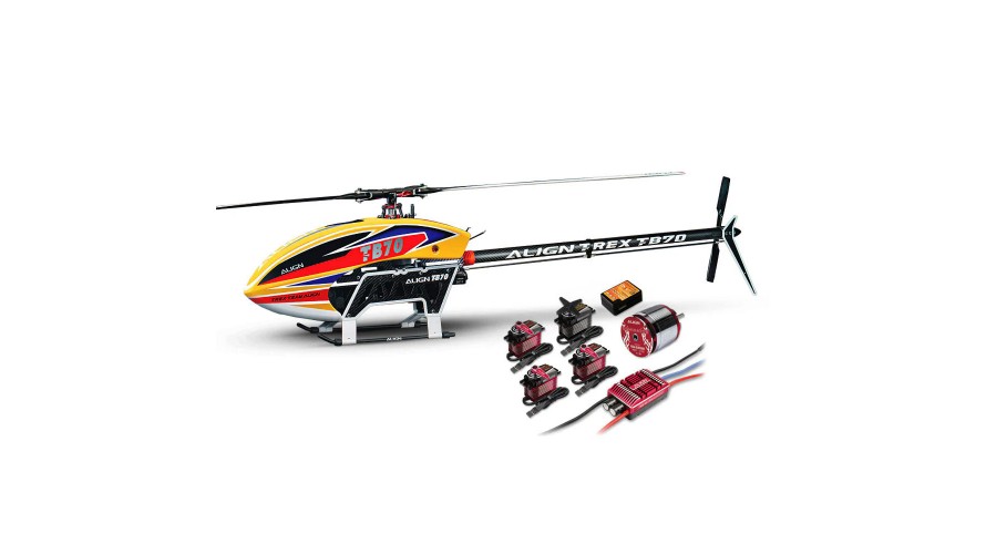 ALIGN TB70 V2 Super Combo Electric Helicopter (Orange) RH70E59XW ALIGN TB70 V2 Super Combo Electric Helicopter (Orange) RH70E59XW