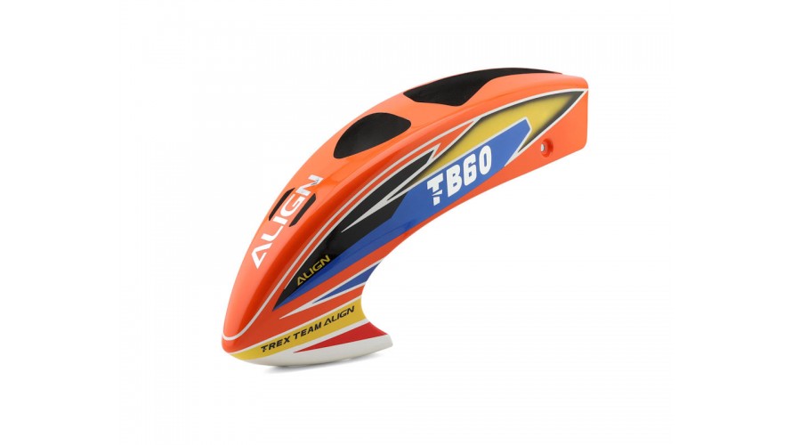 ALIGN TB60 Painted Canopy - Orange HCB6001 ALIGN T-REX TB60 Painted Canopy - Orange HCB6001