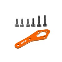 OMP Hobby M2 EVO Tail Motor Reinforcement Plate - Orange