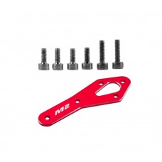 OMP Hobby M2 EVO Tail Motor Reinforcement Plate - Red