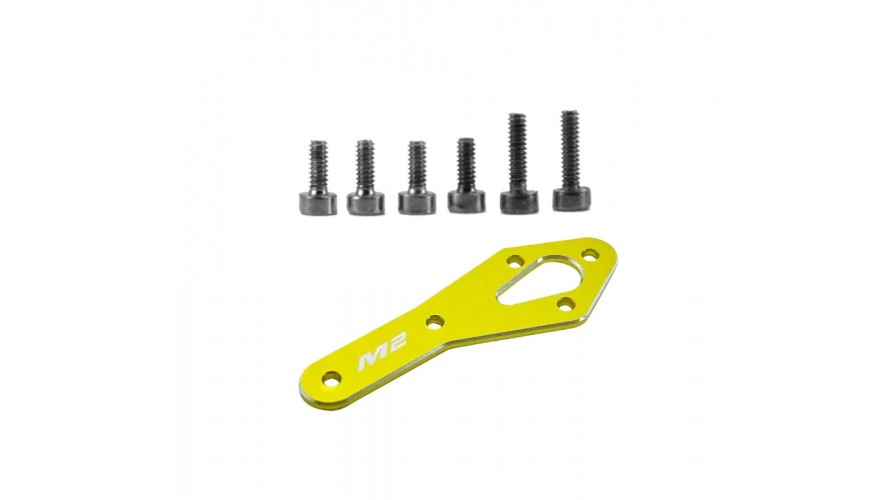 OMP Hobby M2 EVO Tail Motor Reinforcement Plate - Yellow OSHM2318Y OMP Hobby M2 EVO Tail Motor Reinforcement Plate - Yellow OSHM2318Y