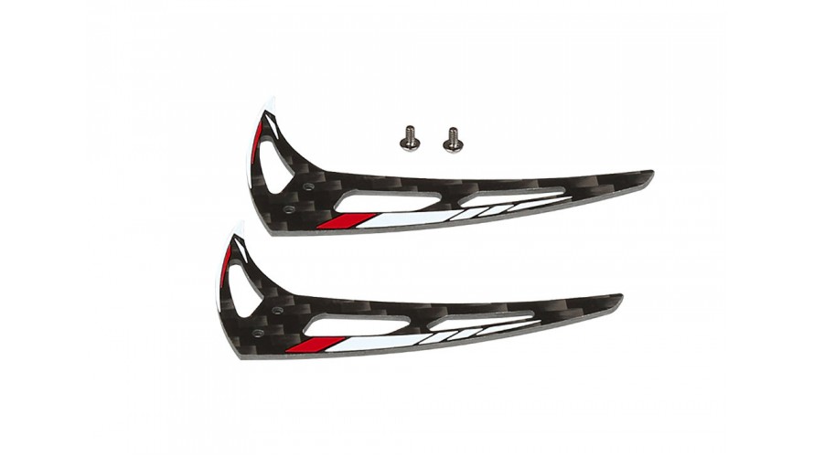 OMP Hobby M1 EVO Vertical Stabilizer - Red OSHM1204R OMP Hobby M1 EVO Vertical Stabilizer - Red OSHM1204R