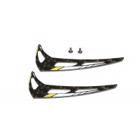 OMP Hobby M1 EVO Vertical Stabilizer - Yellow OMP Hobby M1 EVO Vertical Stabilizer - Yellow