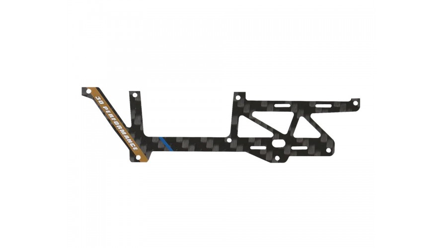 OMP Hobby M1 EVO Carbon Fiber Frame Right - White OSHM1213W
