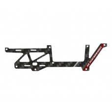 OMP Hobby M1 EVO Carbon Fiber Frame Left - Red