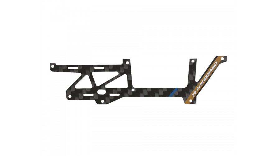 OMP Hobby M1 EVO Carbon Fiber Frame Left - White OSHM1214W OMP Hobby M1 EVO Carbon Fiber Frame Left - White OSHM1214W