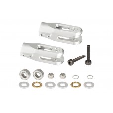 OMP Hobby M4 / M4 Max Main Rotor Blade Grip Set - Silver