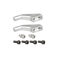 OMP Hobby M4 / M4 Max Main Rotor Blade Grip Arm Set - Silver