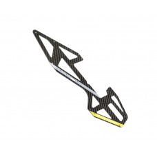 OMP Hobby M4 / M4 Max Left Main Frame - Racing Yellow OMP Hobby M4 / M4 Max Left Main Frame - Racing Yellow