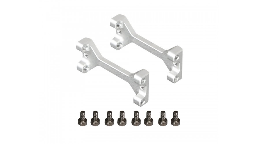 OMP Hobby M4 / M4 Max Landing Skid Mount Set - Silver OSHM4028S