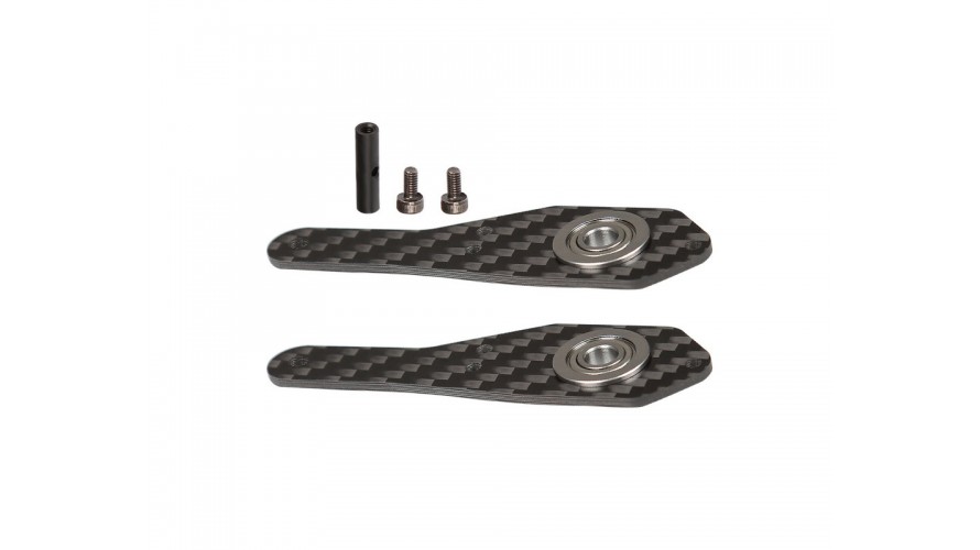 OMP Hobby M4 Tail Side Plate Set - Black OSHM4035B OMP Hobby M4 Tail Side Plate Set - Black OSHM4035B