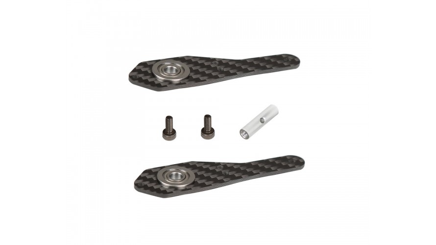 OMP Hobby M4 Tail Side Plate Set - Silver OSHM4035S OMP Hobby M4 Tail Side Plate Set - Silver OSHM4035S