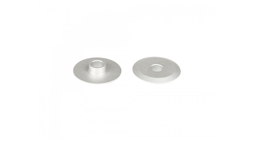 OMP Hobby M4 Tail Pulley Flange Set - Silver OSHM4036S OMP Hobby M4 Tail Pulley Flange Set - Silver OSHM4036S