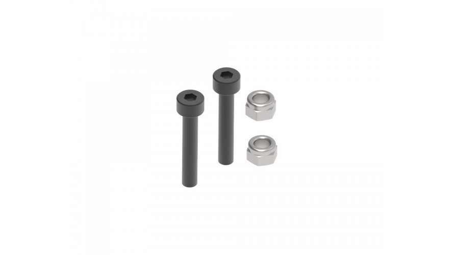 OMPHOBBY M7 Hex Collar Screw M4x23mm w/M4 Nut OSHM7121