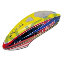 ALIGN 450L Dominator Painted Canopy Yellow - Red ALIGN 450L Dominator Painted Canopy Yellow - Red