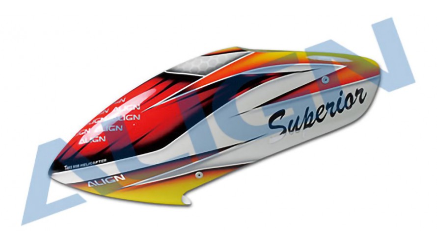 ALIGN T-REX 800E Painted Canopy (Red / White) HC8004 ALIGN T-REX 800E Painted Canopy (Red / White) HC8004